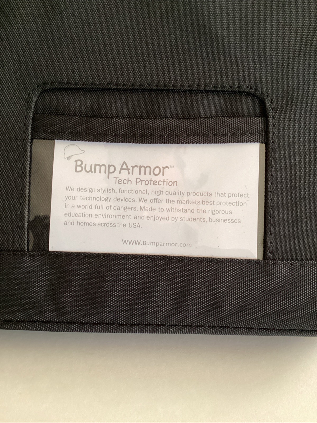 Bump Armor Tech Protection Black Carrying Case Laptop Tablet Chromebook 9”x 13”