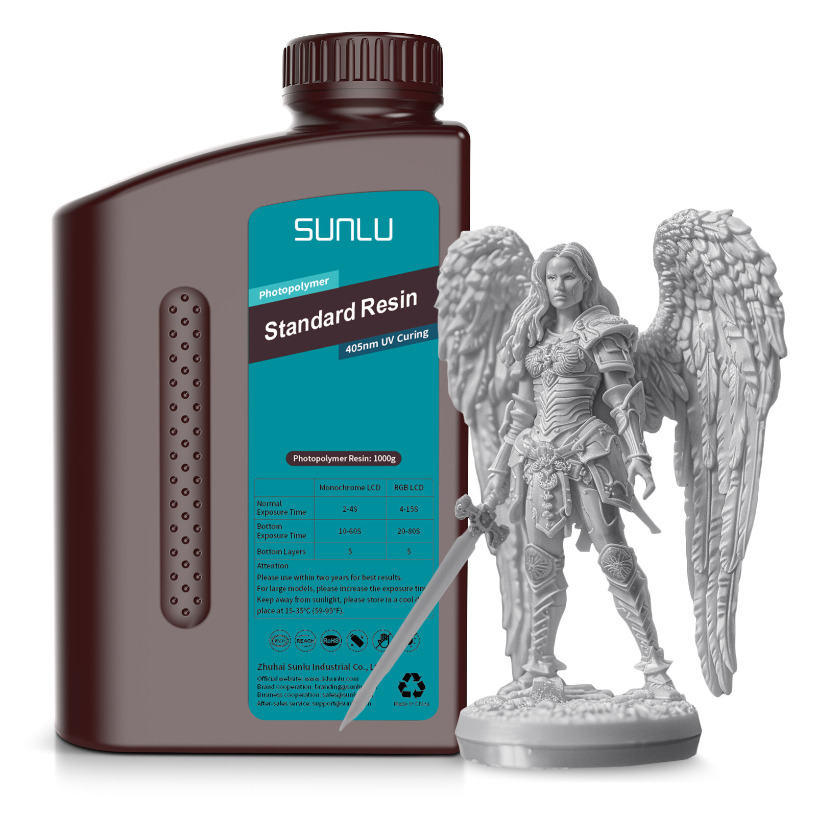 【Buy 5 Pay 3】SUNLU 1KG 3D Printer Resin ABS-Like/Standard/Water Washable Resin