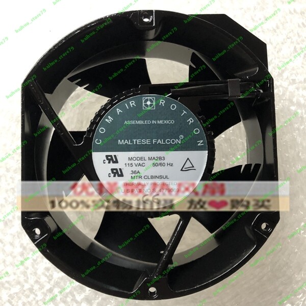 COMAIR ROTRON MA2B3 115V aluminum frame cooling fan 172*150*51MM 1pc