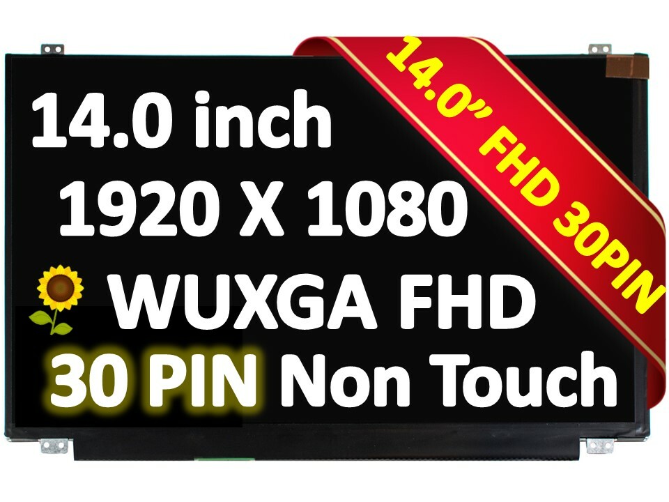 New LED LCD Screen for B140HAN01.3 IPS FHD 1920×1080 Display 14.0 WUXGA