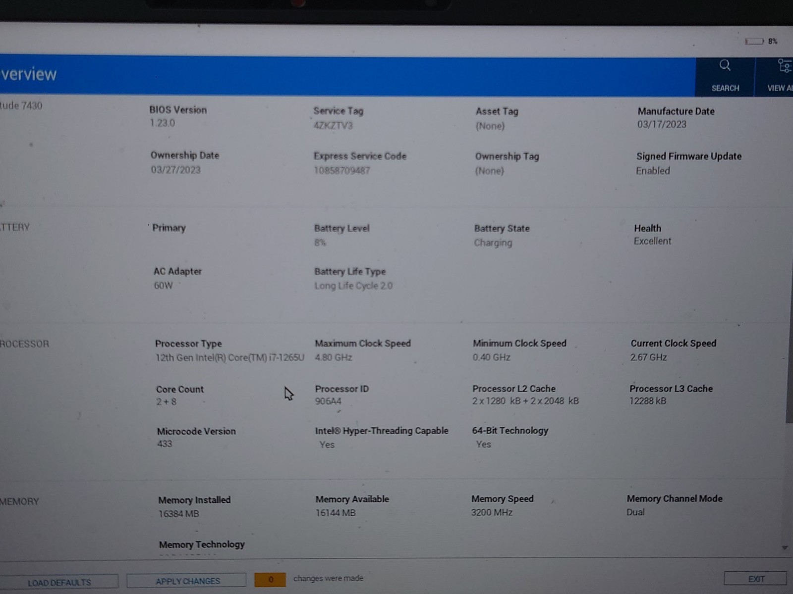 Dell Latitude 7430 14″ FHD i7-1265U 16GB RAM 512GB SSD No OS