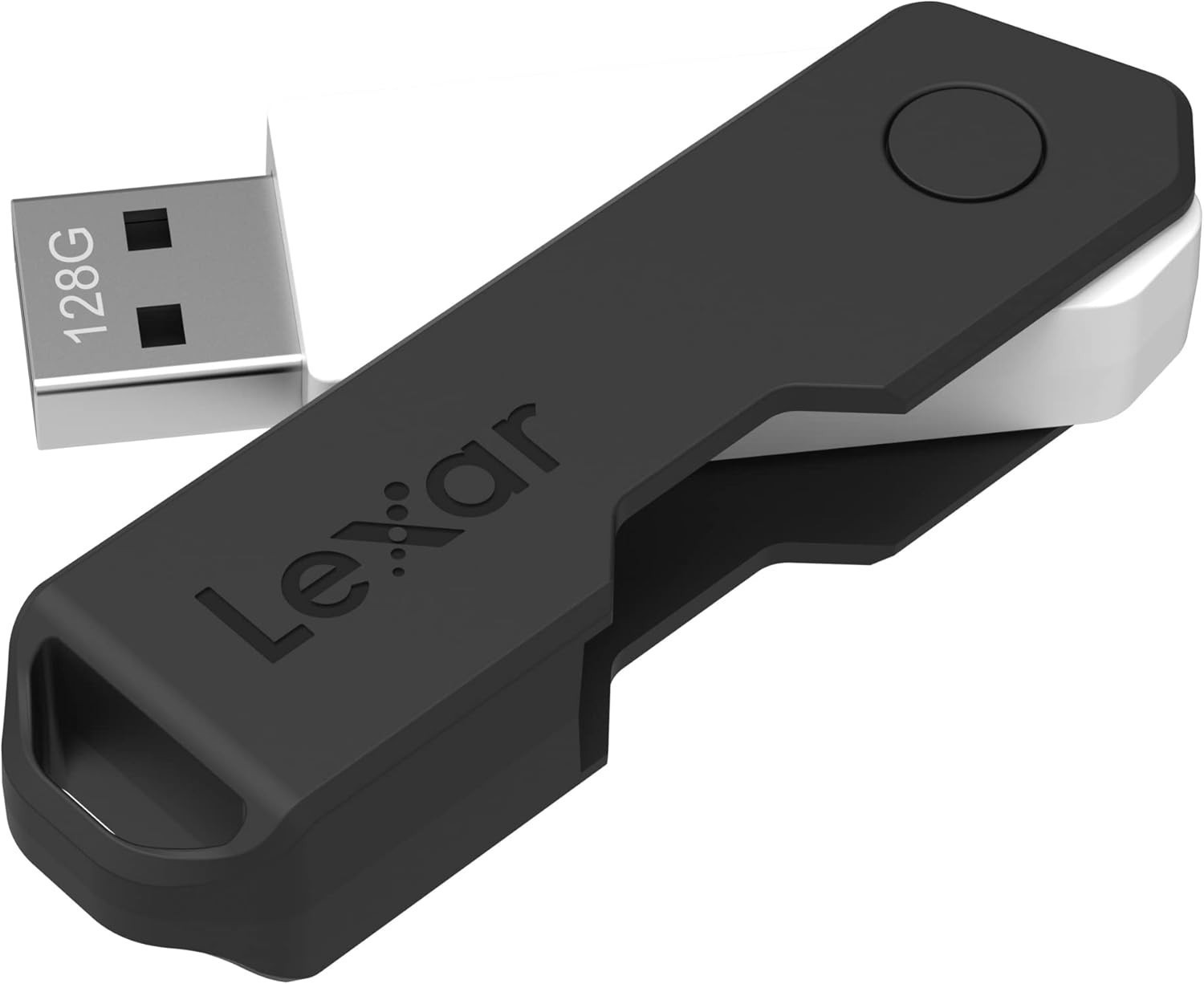 BUNDLE Lexar JumpDrive TwistTurn2 USB Flash Drive Bundle 128GB + 64GB Black