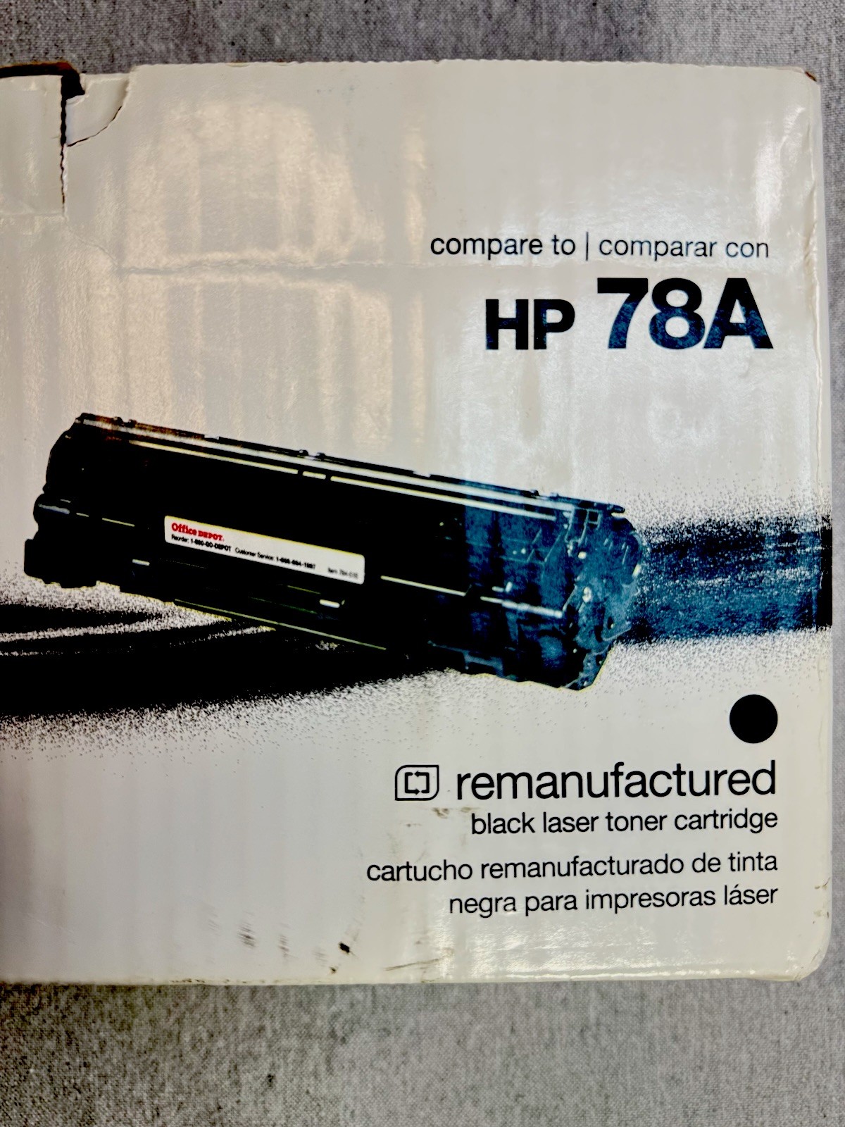 HP 78A-BLK )Office Depot Brand ) Laser Toner Cartridge