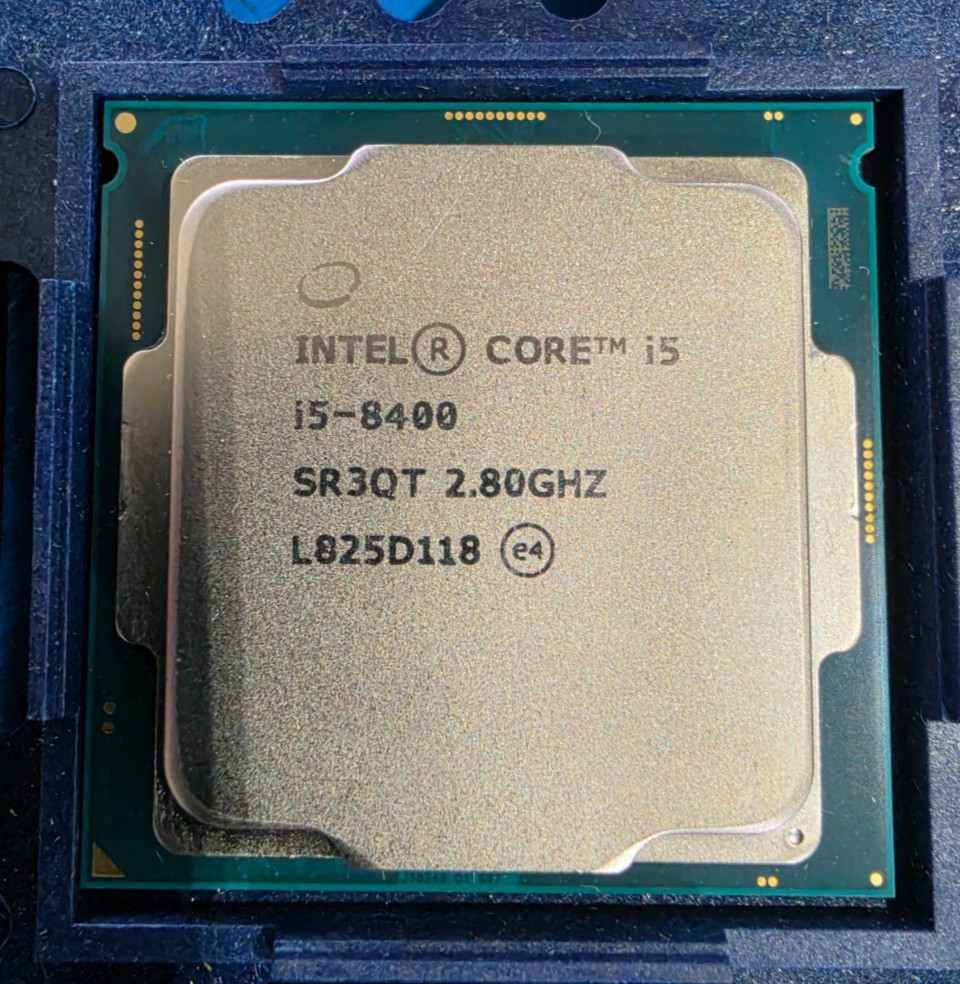 Intel i5-8400 Coffee Lake SR3QT Hexacore @2.8GHz to 4.0Ghz CPU LGA1151 TESTED