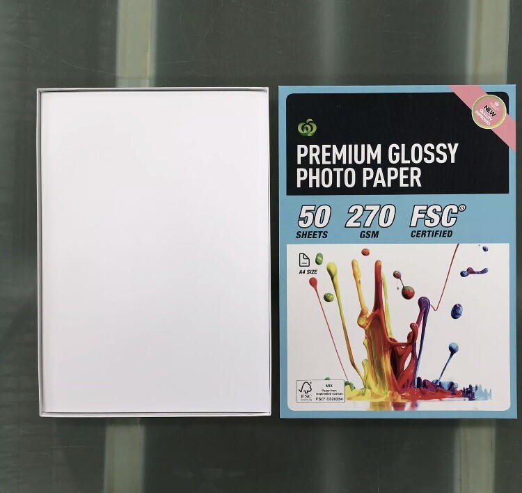 Inkjet Printer Photo Paper 270 gsm A4 150 Sheets Bulk Buy Premium Gloss