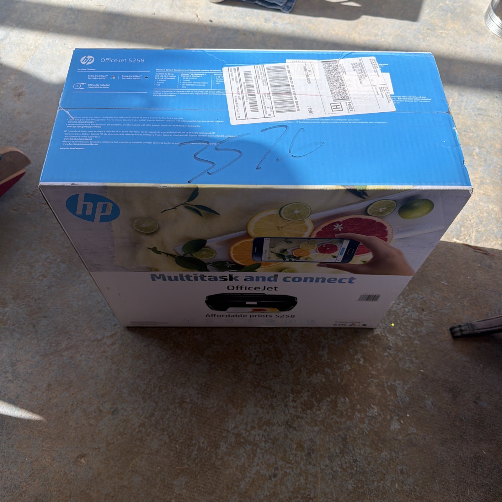 HP Officejet 5258 Wireless All-in-One Inkjet Printer – Z4B12A#1H3 NEW SEALED BOX