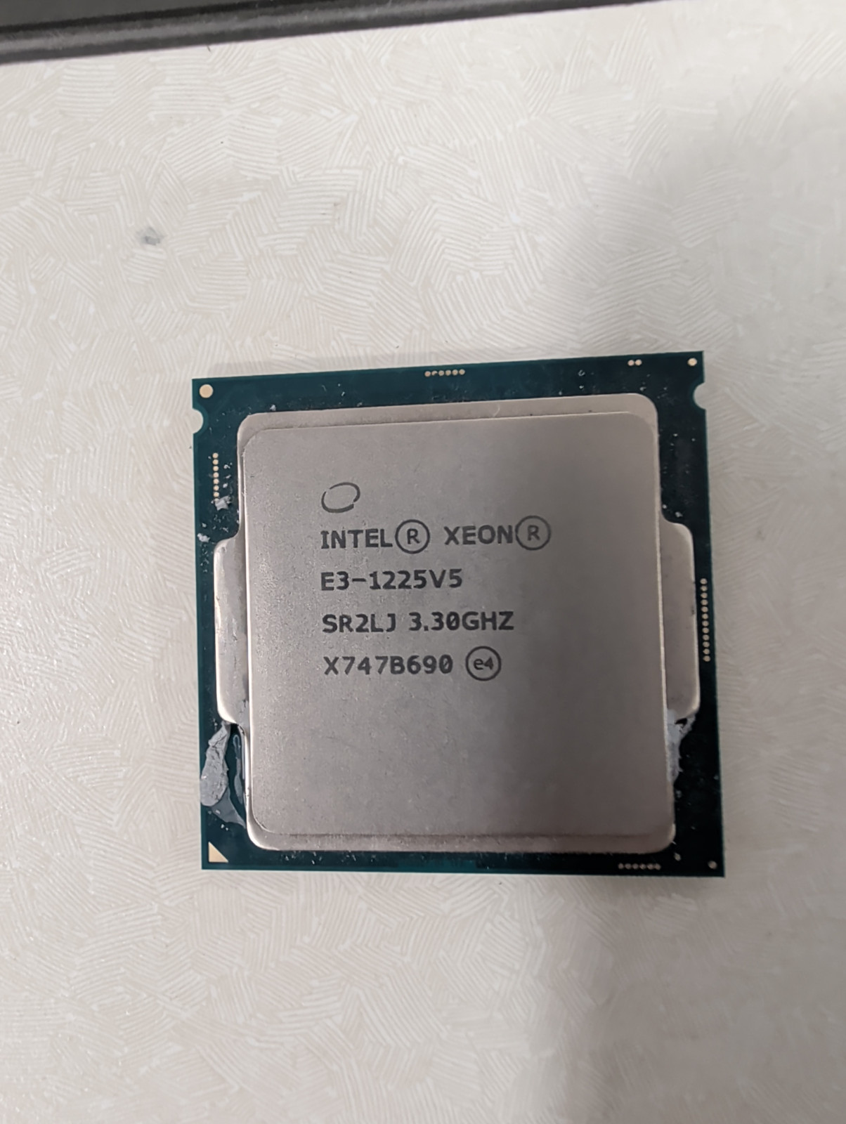 Lot of 5 INTEL XEON E3-1225V5 SR2LJ 3.30 GHz 8 MB Cache 80 W