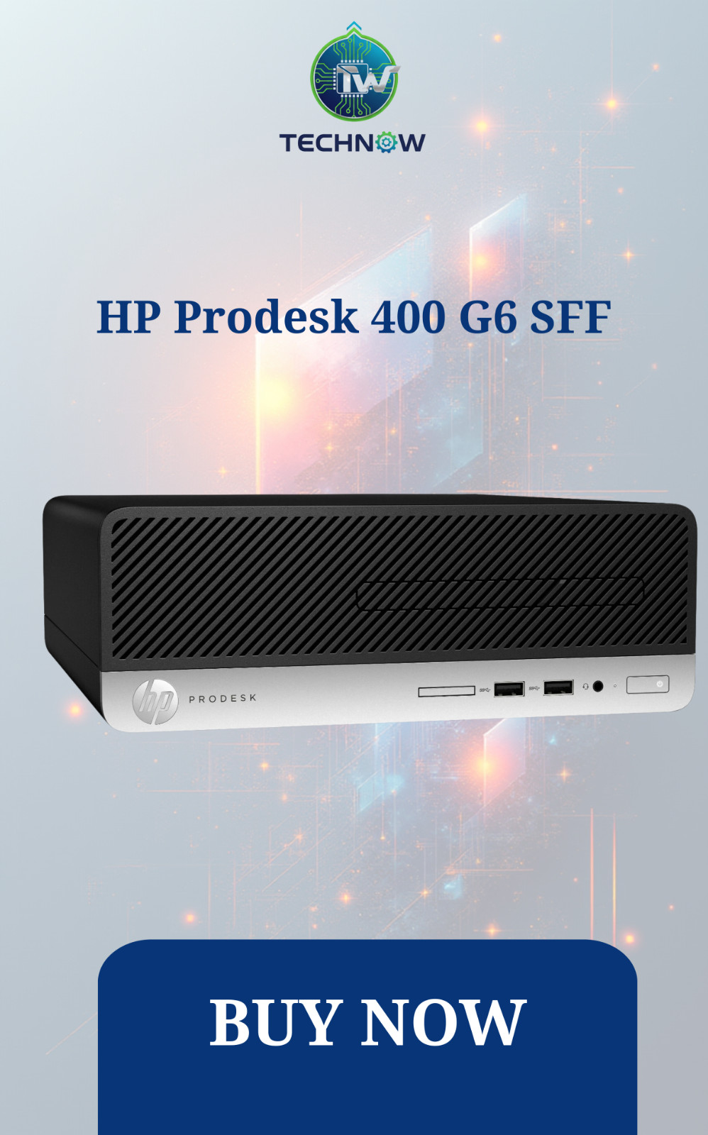 HP Prodesk 400 G6 SFF PC Intel Core i5-9th gen 16GB 256 GB SSD Win 11 Pro