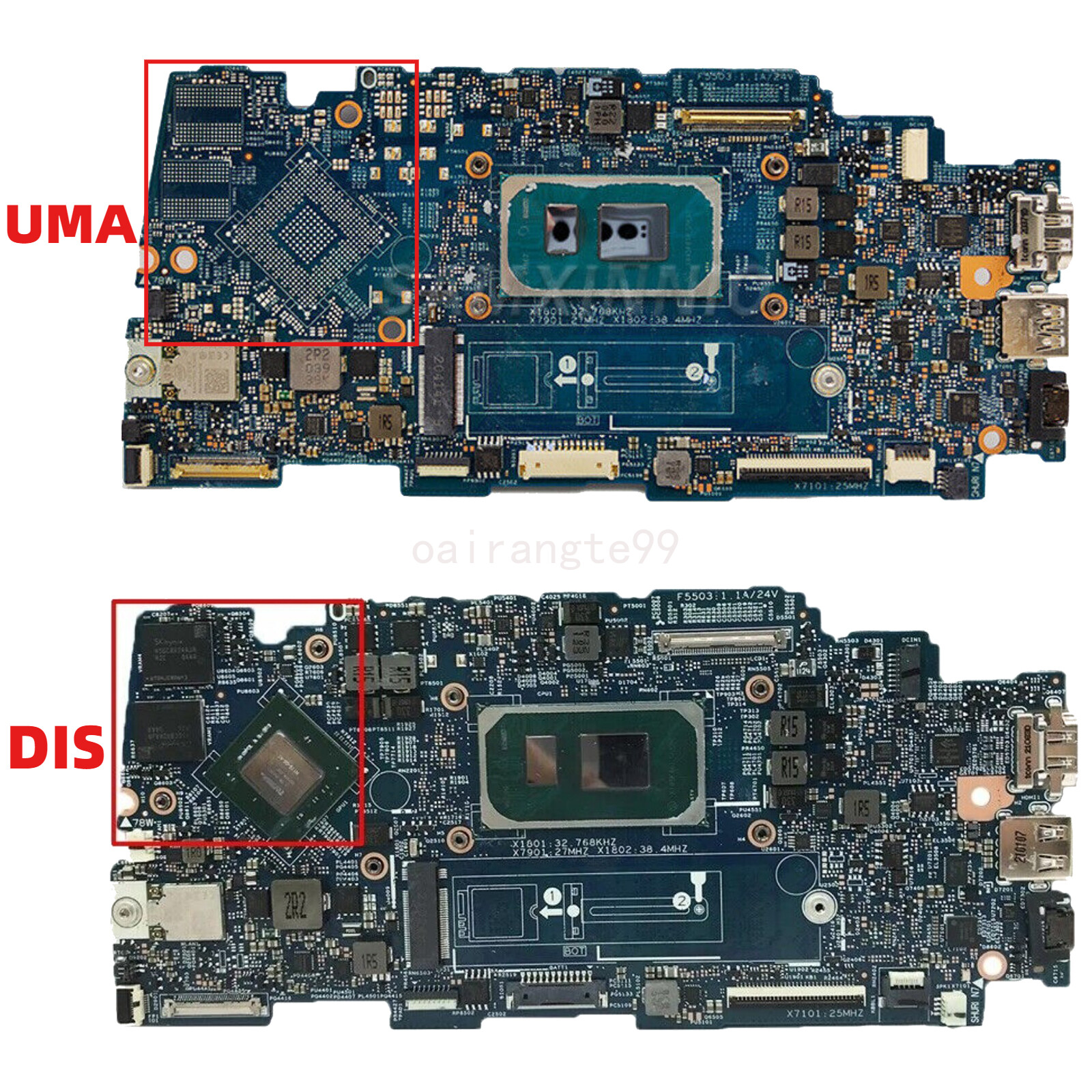 For Dell Vostro 5301 7300 7400 Laptop Motherboard 19765-1 i3 i5 i7 CPU 8GB-RAM