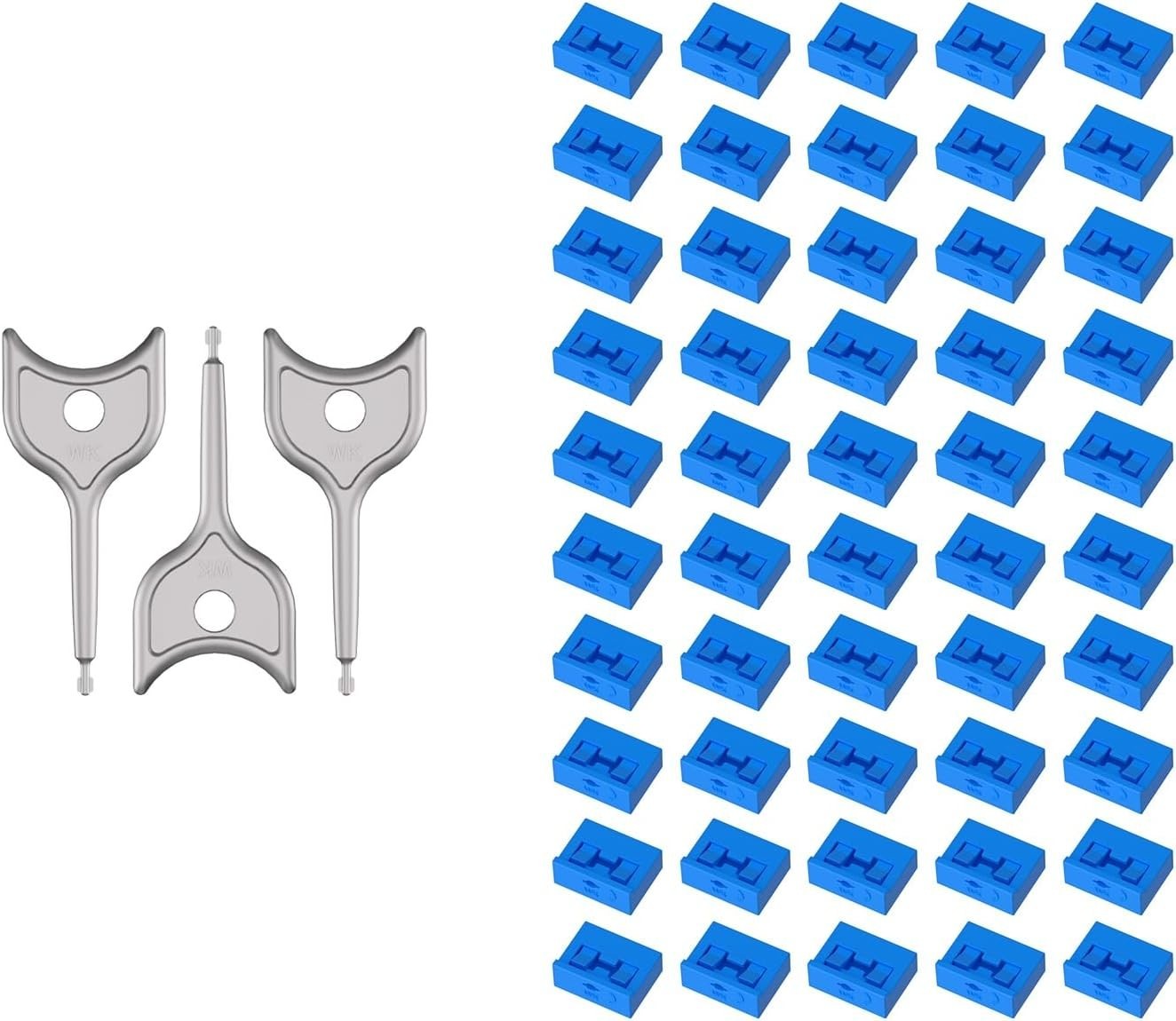 USB Data Blockers – 50PCS Dust Resistant Protectors with 3 Keys for Security