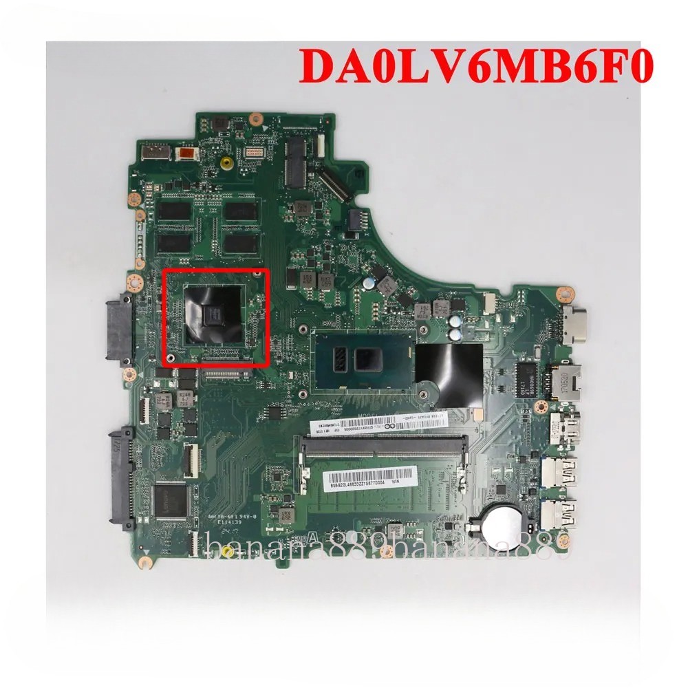 DA0LV6MB6F0 for Lenovo V310-14ISK 80SX Motherboard I7-6500U I5 I3 UMA DIS 4GB