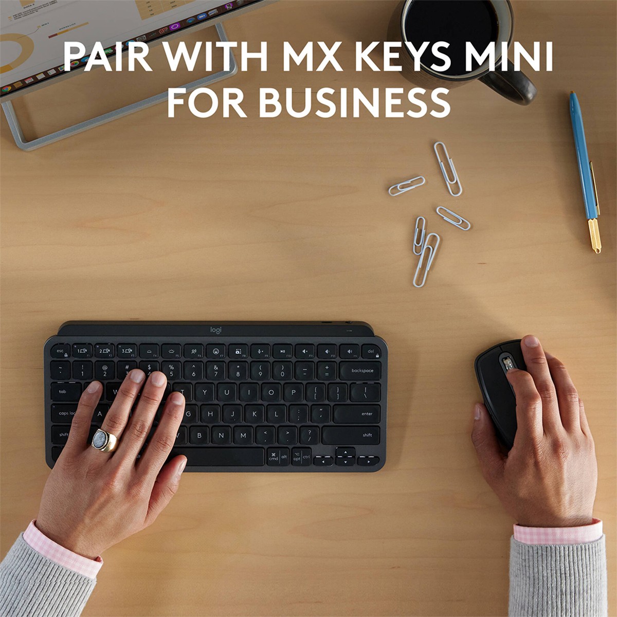 Logitech MX Anywhere 3S Wireless Mouse for Business, Graphite