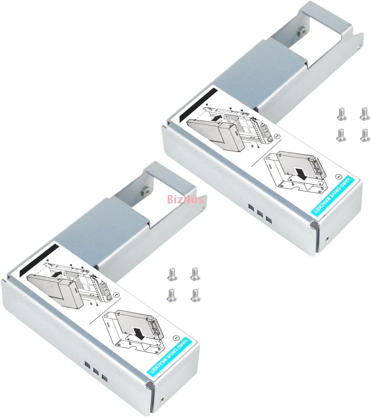 Lot 9W8C4 3.5″ to 2.5″ Adapter ForDell F238F KG1CH R710 R720 R730 HDD Tray Caddy