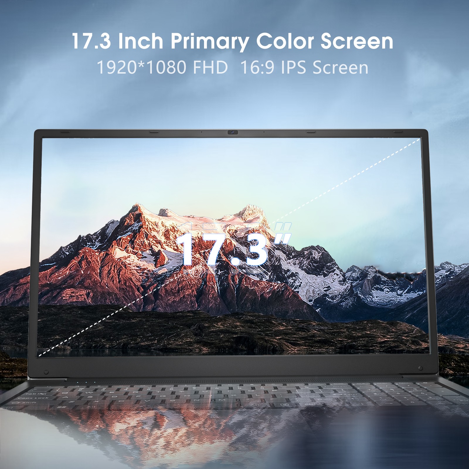 2025 SGIN Laptop Notebook 17.3 Intel Processor Up to 4GB RAM 128GB SSD