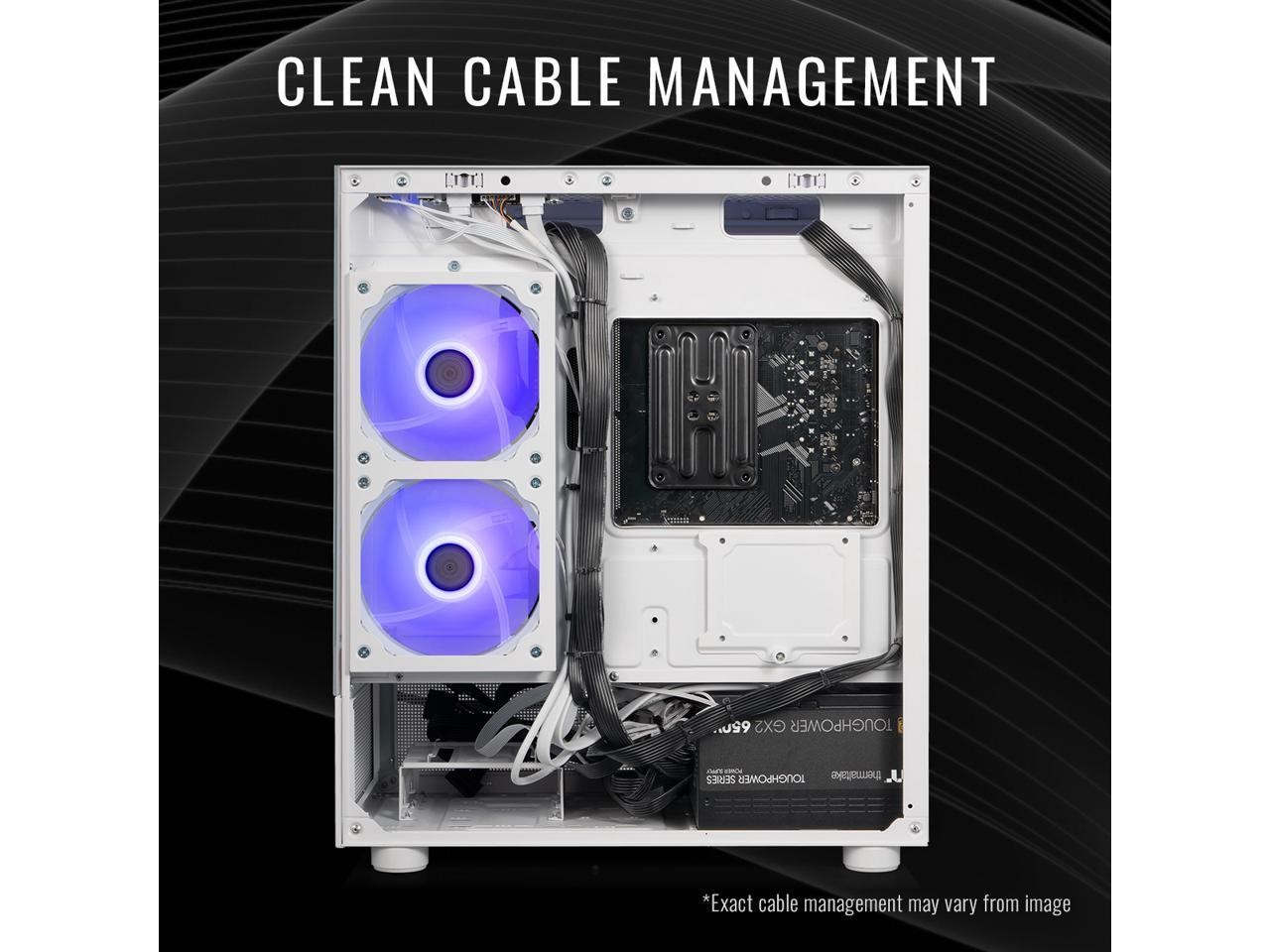 Thermaltake Gaming Desktop PC NE i1460S-V170S Intel Core i5-14400F 16GB DDR4 1TB