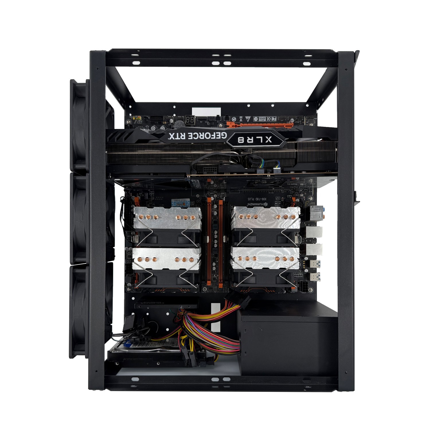 E02 Stackable Open Air Test Bench DIY PC chassis Fits ATX E-ATX X79 X99 Mobo