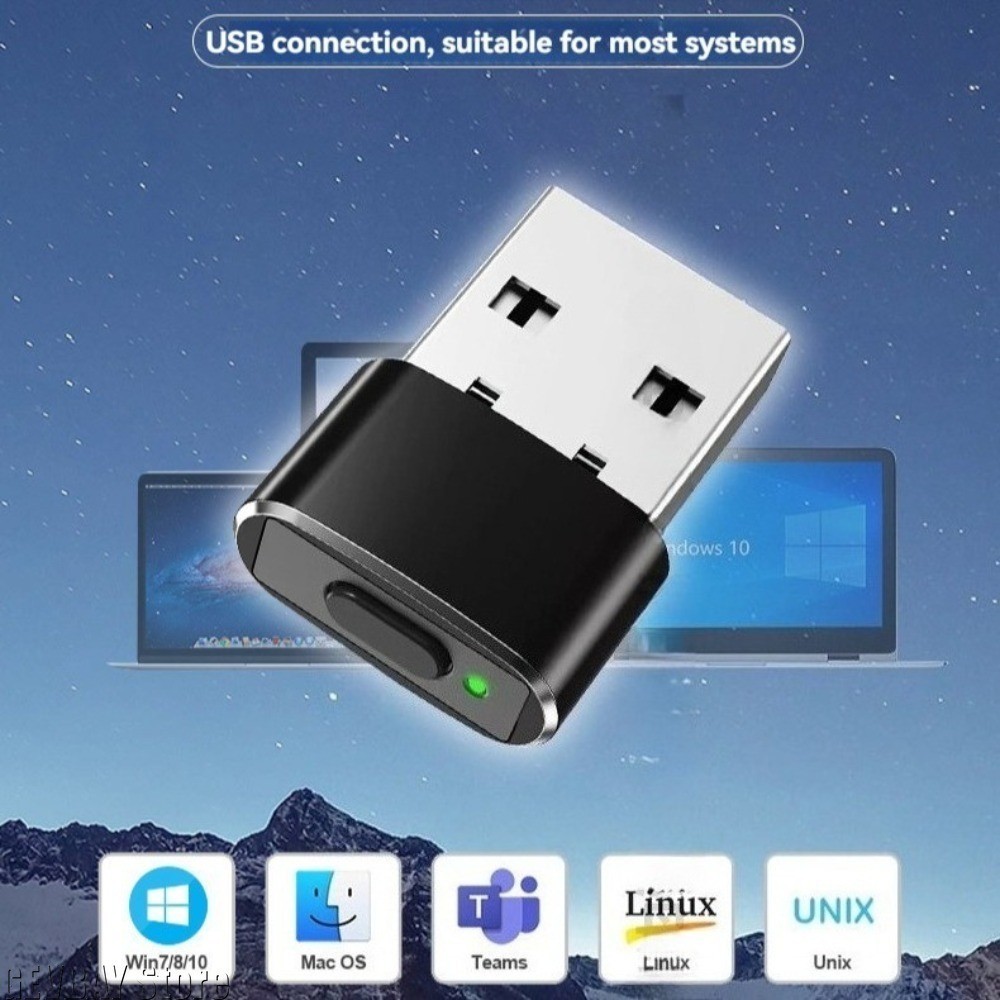 USB Mouse Jiggler Plug & Play Mini Mouse Mover for PC Laptop No Software