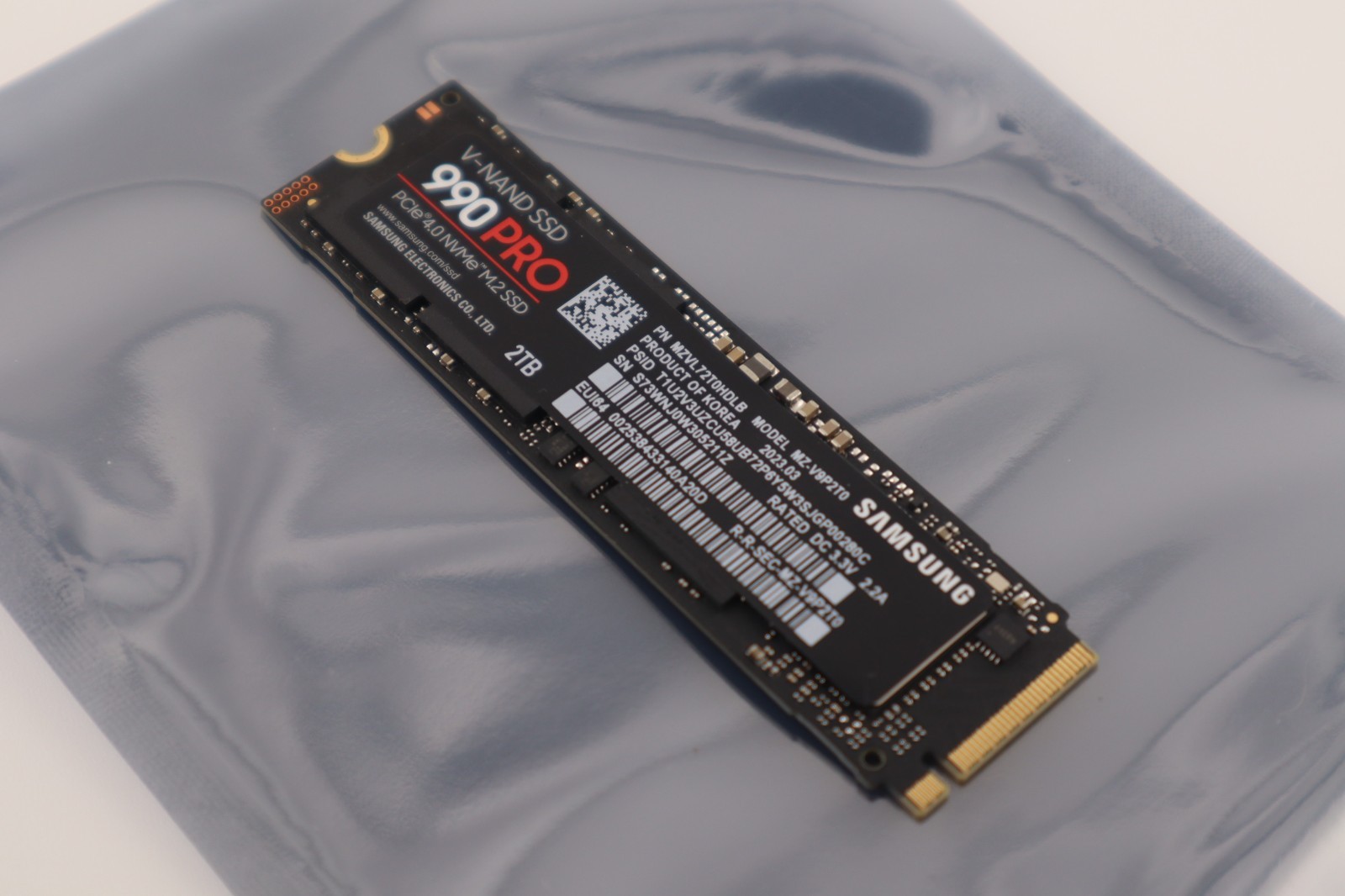 Samsung 990 PRO 2TB NVMe M.2 2280 PCIe 4.0 SSD