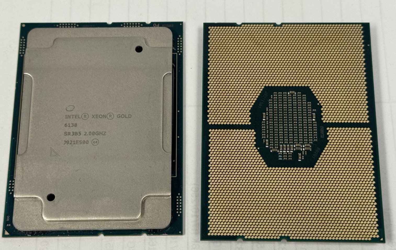 Intel Xeon Gold 6138 2.0 GHz 20 Cores SR3B5 CPU LGA3647 (Socket P)