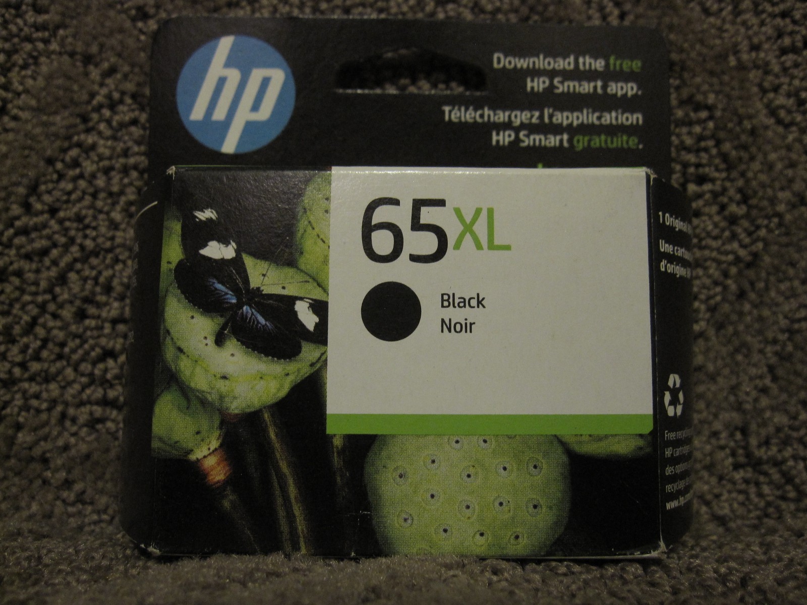 HP N9K04AN Black Color Ink Cartridge Genuine 65XL 65 NOV/2026