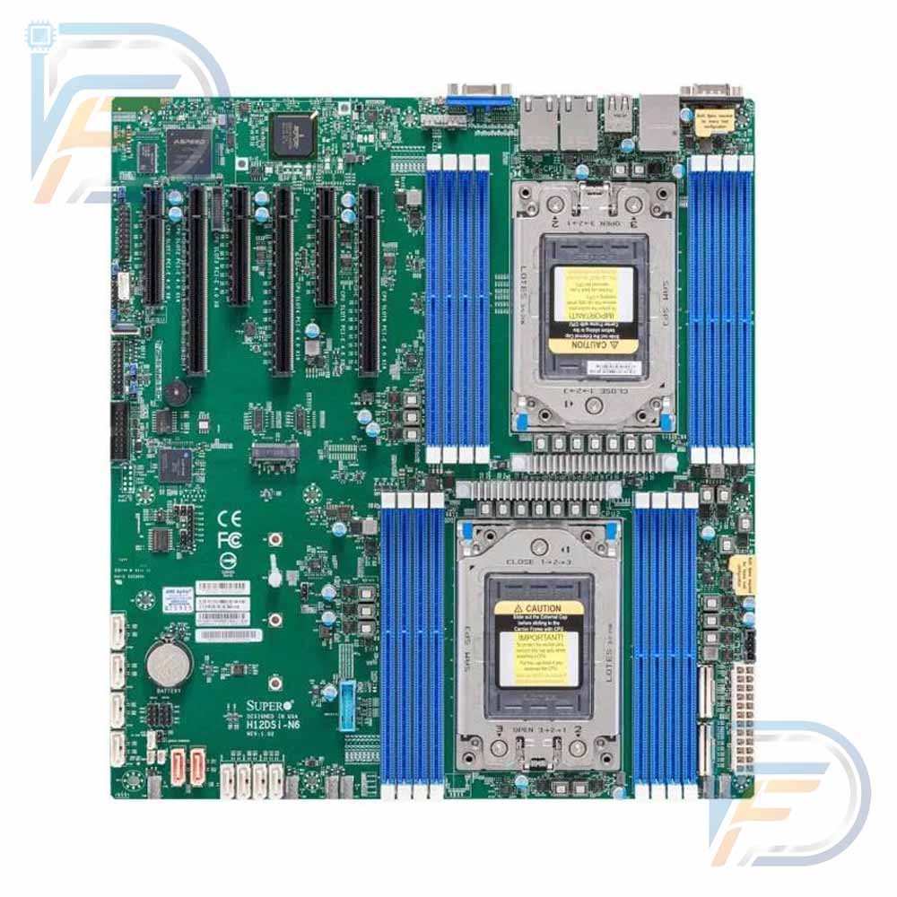 2× AMD EPYC 7V12 64-Core CPUs + Supermicro H12DSI-N6 SP3 DDR4 Server Board