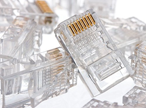 1000 pcs CAT5 CAT5e RJ45 Modular Plugs Network Connector RJ45 1000 pcs Lot Pack