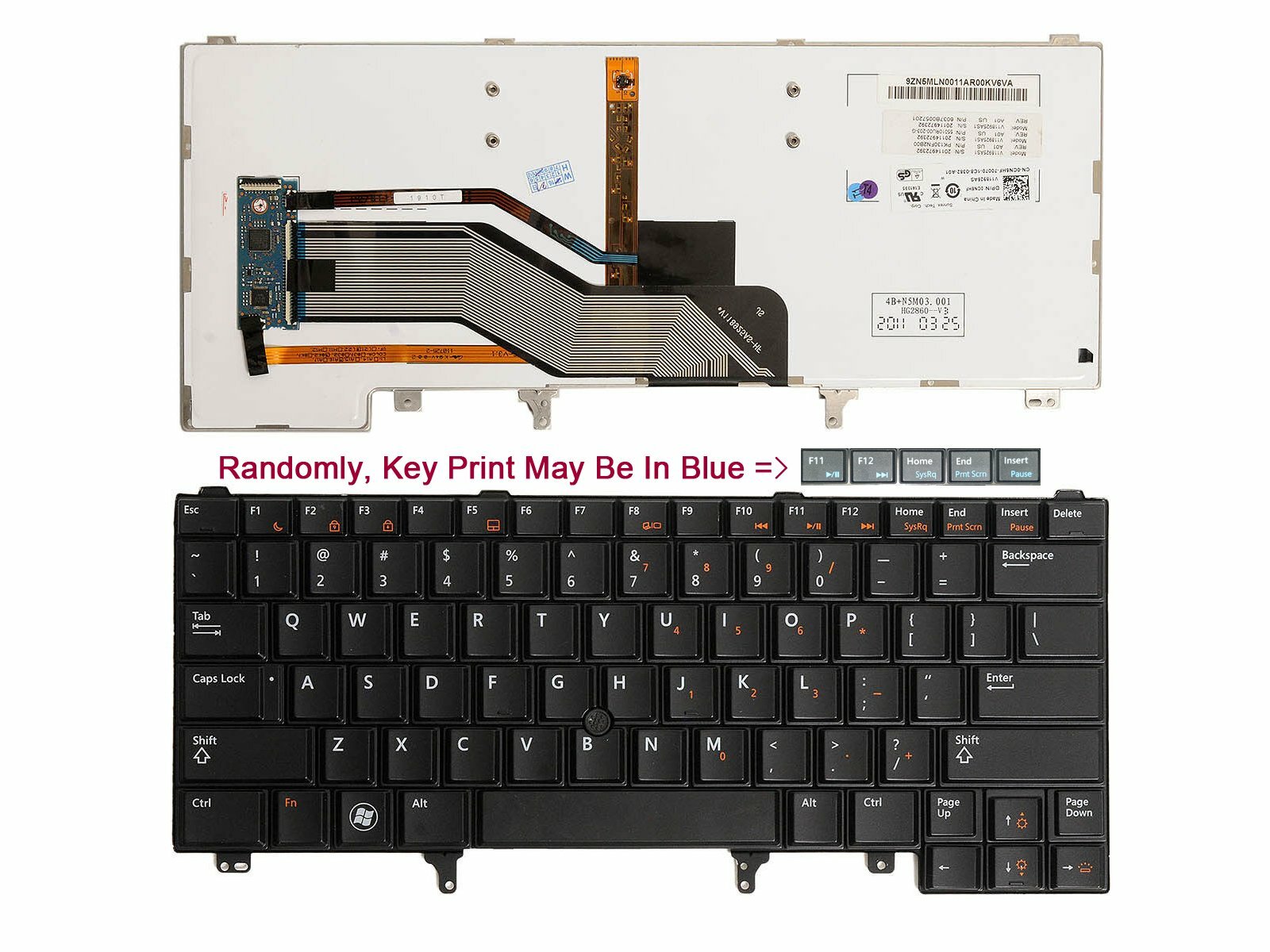 New Dell Latitude E6420 E6430 E6430S E5420 E5430 Laptop US Keyboard w/Backlit