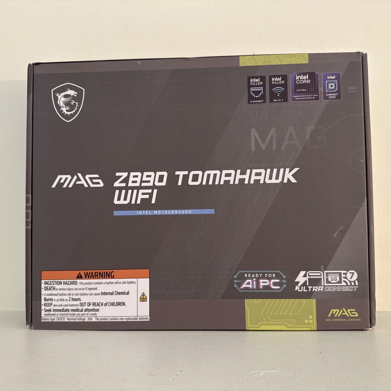 MSI MAG Z890 TOMAHAWK WIFI LGA 1851 Intel Z890 ATX Motherboard
