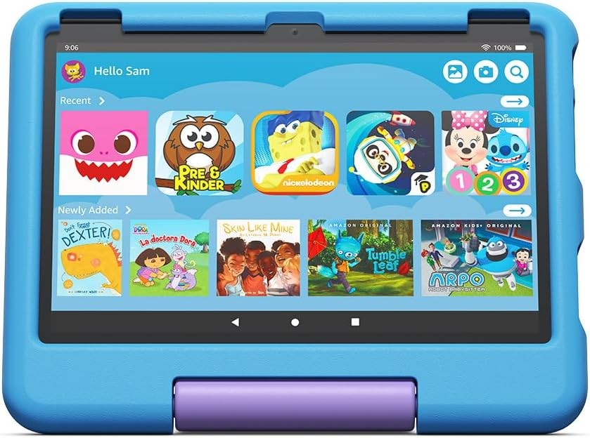 Case for Fire HD 10 Tablet 13th Gen (2023) – Kid-Proof, Shockproof, Blue