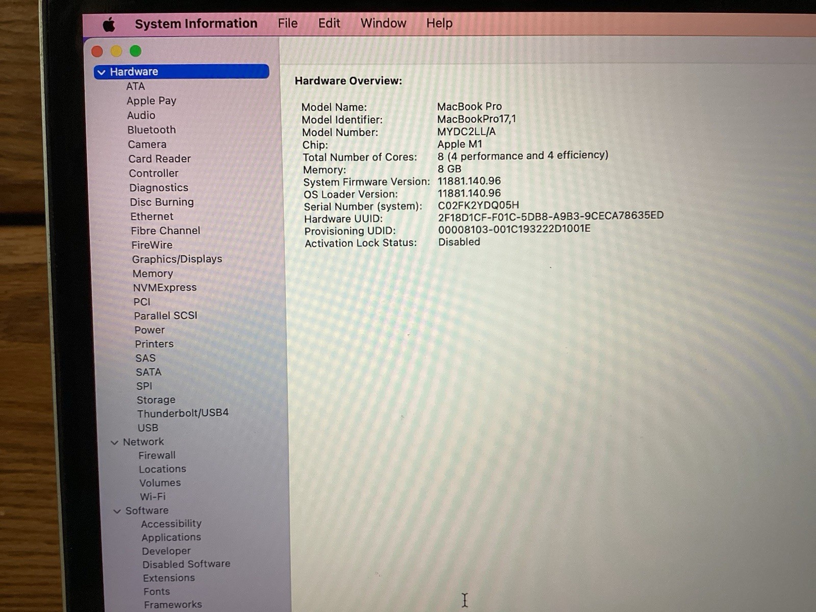 Apple MacBook Pro 13″ (512GB SSD, Apple M1 Pro 3.20 GHz, 8GB) Laptop – Silver –