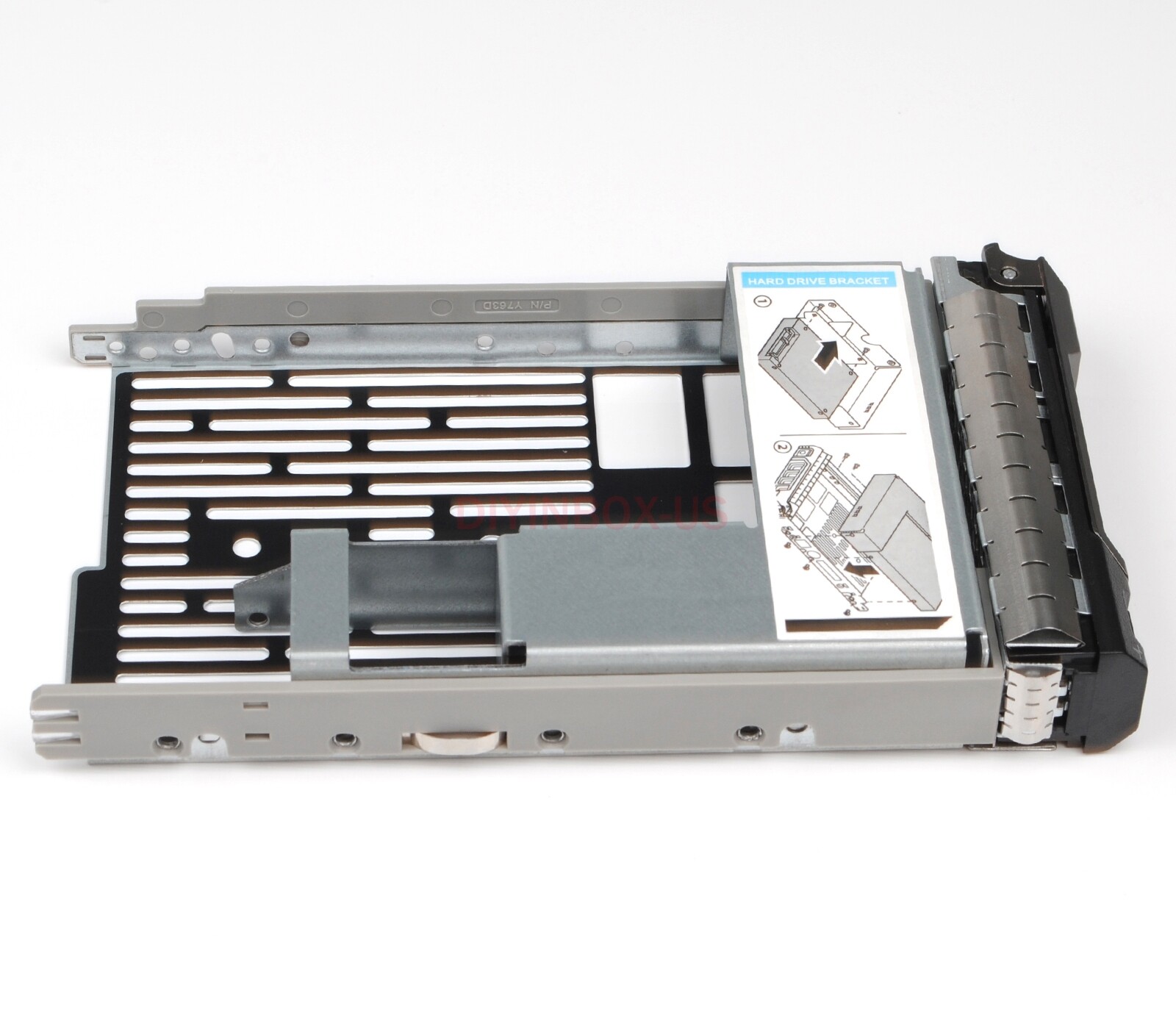 2.5″ to 3.5″ Hard Drive Tray Caddy & Adapter For Dell POWEREDGE R720 R730XD T630