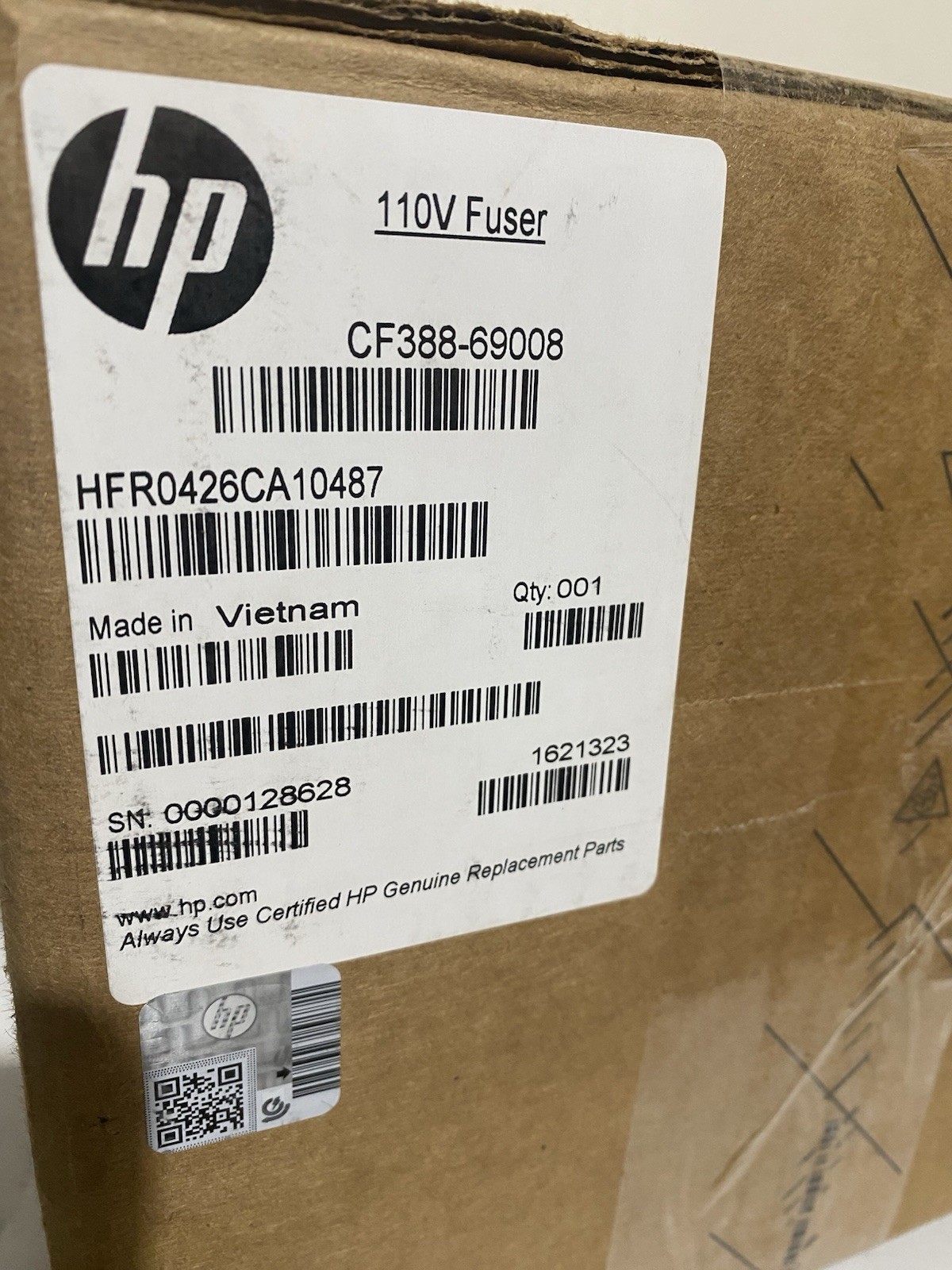 HP Fuser 110V Unit RM2-6460 LaserJet M452 M454 M477 M479 Genuine HP DUPLEX ONLY