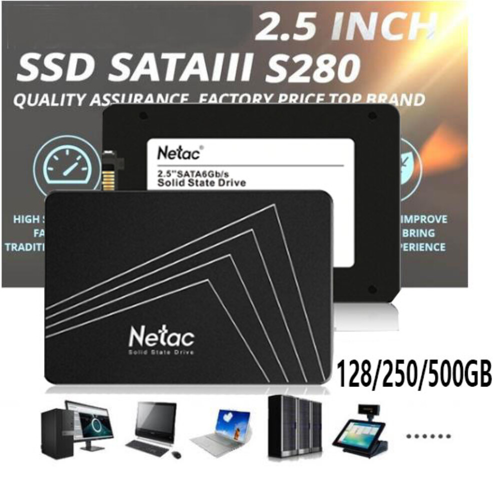 Netac Internal SSD 1TB Solid State Drive 2.5” SATA III 6GB/s Up to 550MBps