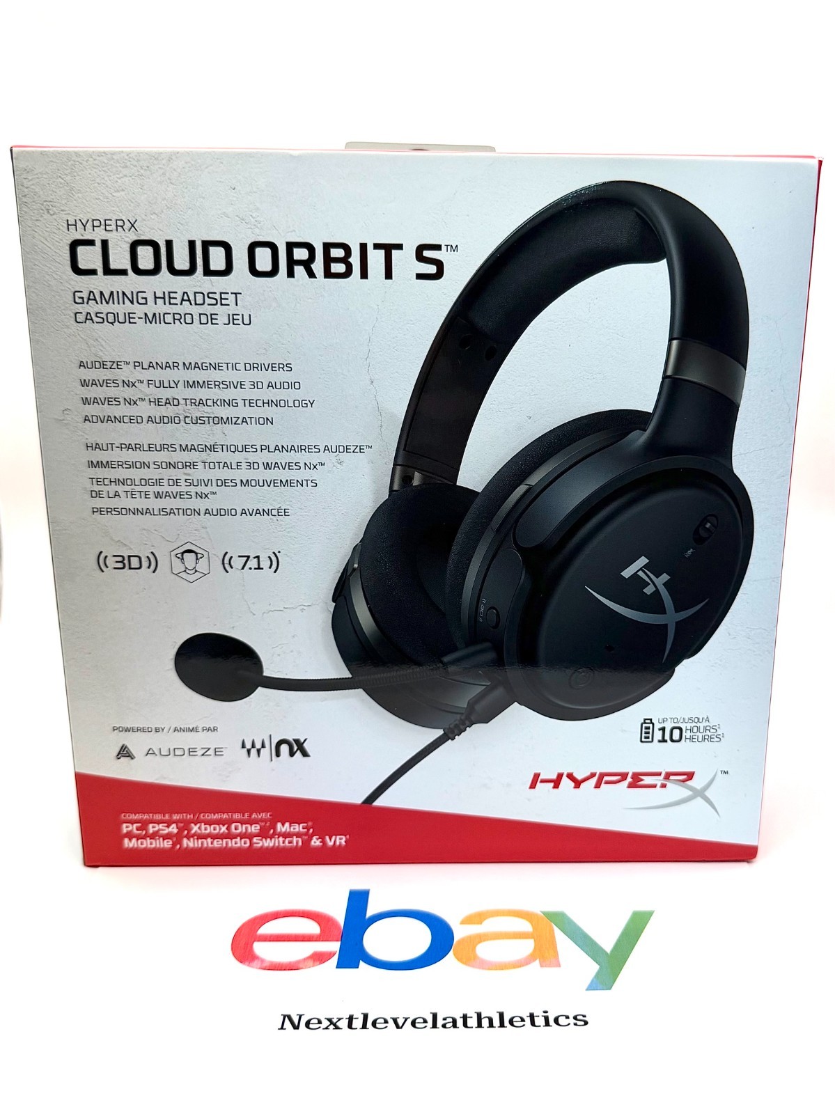 HyperX Cloud Orbit S Wired Gaming Headset AUDEZE Black 4P5M2AA – HX-HSCOS-GM/WW