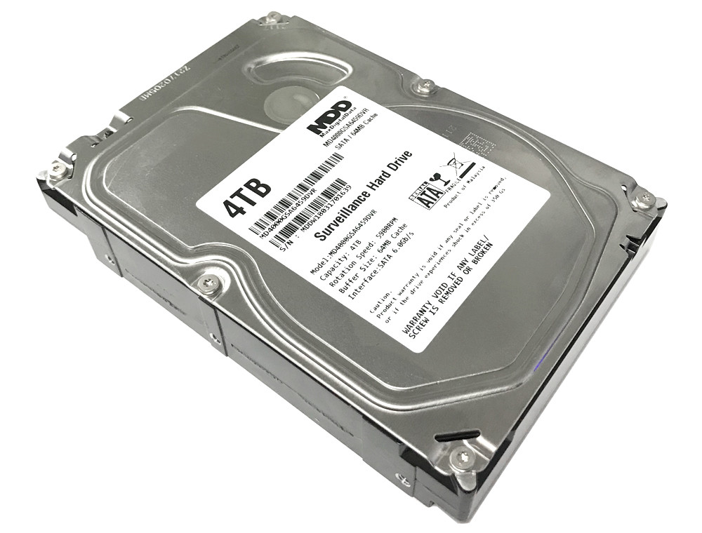 MDD 4TB 5900RPM SATA 3.5″ Surveillance Hard Drive -CCTV DVR,Surveillance Storage