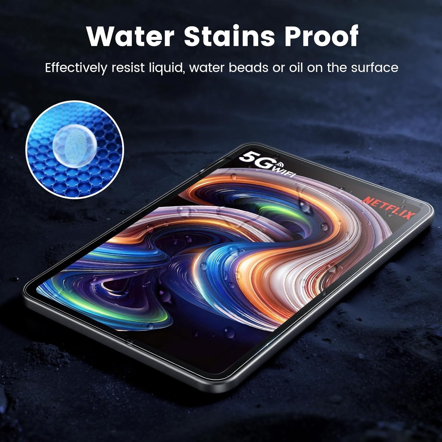 Screen Protector 9H Tempered Glass for Evermyth Tablet 10 Inch (KB1001 / KB1004)