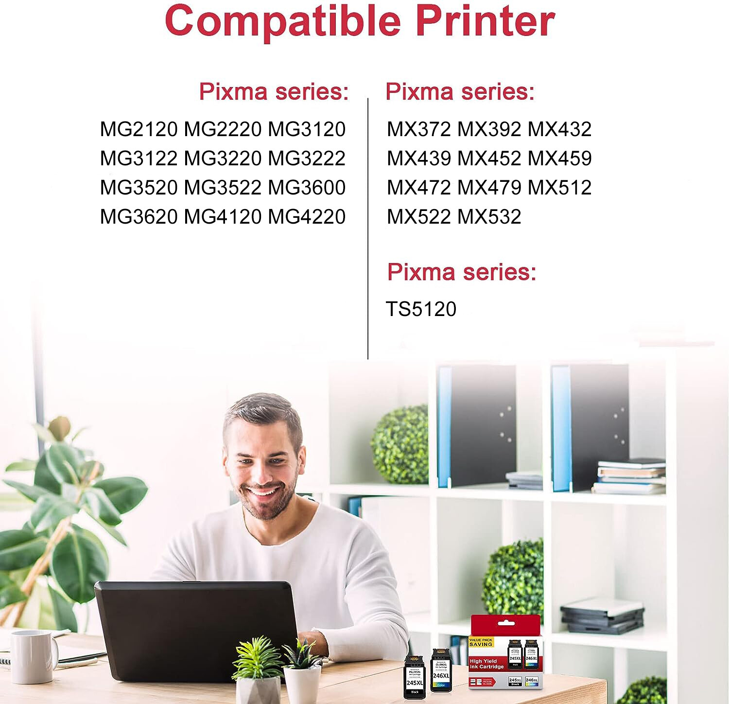 PG 240XL CL-241XL Ink Cartridge for Canon 240 241 PIXMA MG and MX Series Printer