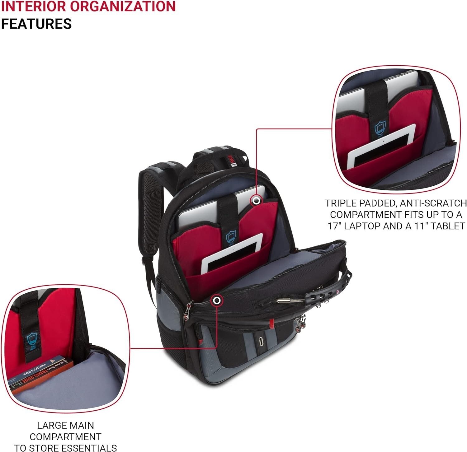 PEGASUS from SwissGear by Wenger Computer Backpack 17″ Laptop