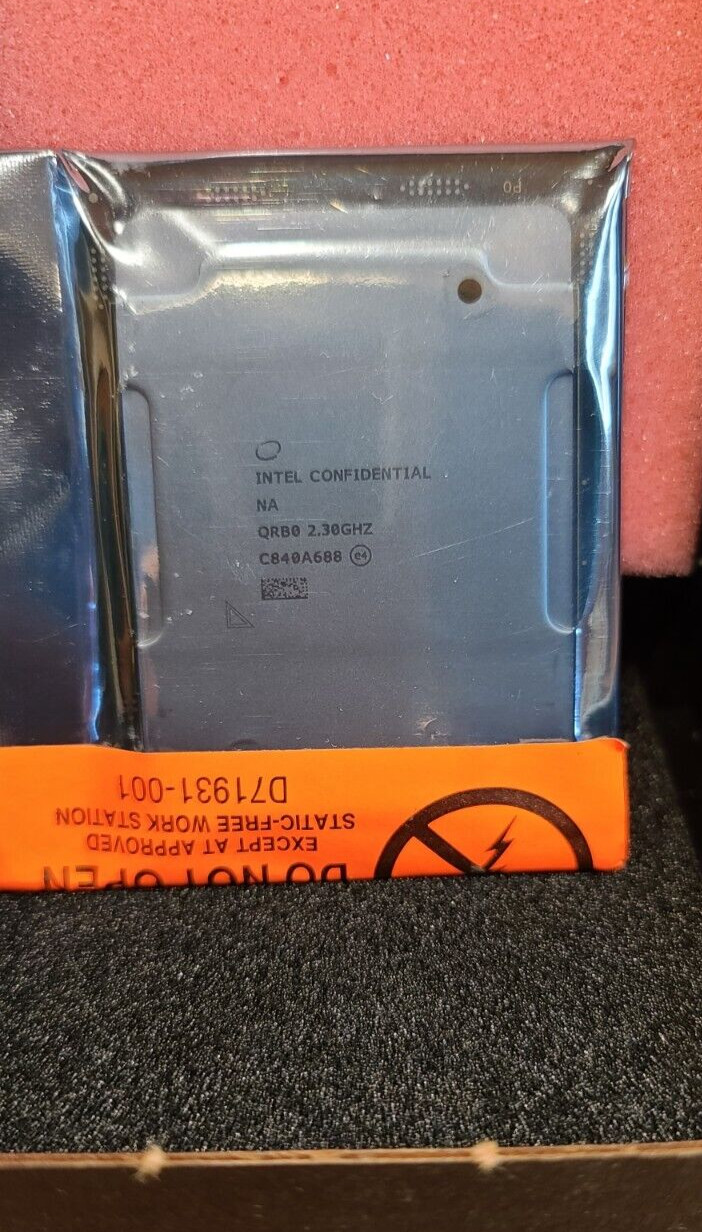 QRB0 INTEL XEON PLATINUM 8260 (B0) QS CPU 24C 2.30GHZ 35.75MB L3 165W DDR4-2933