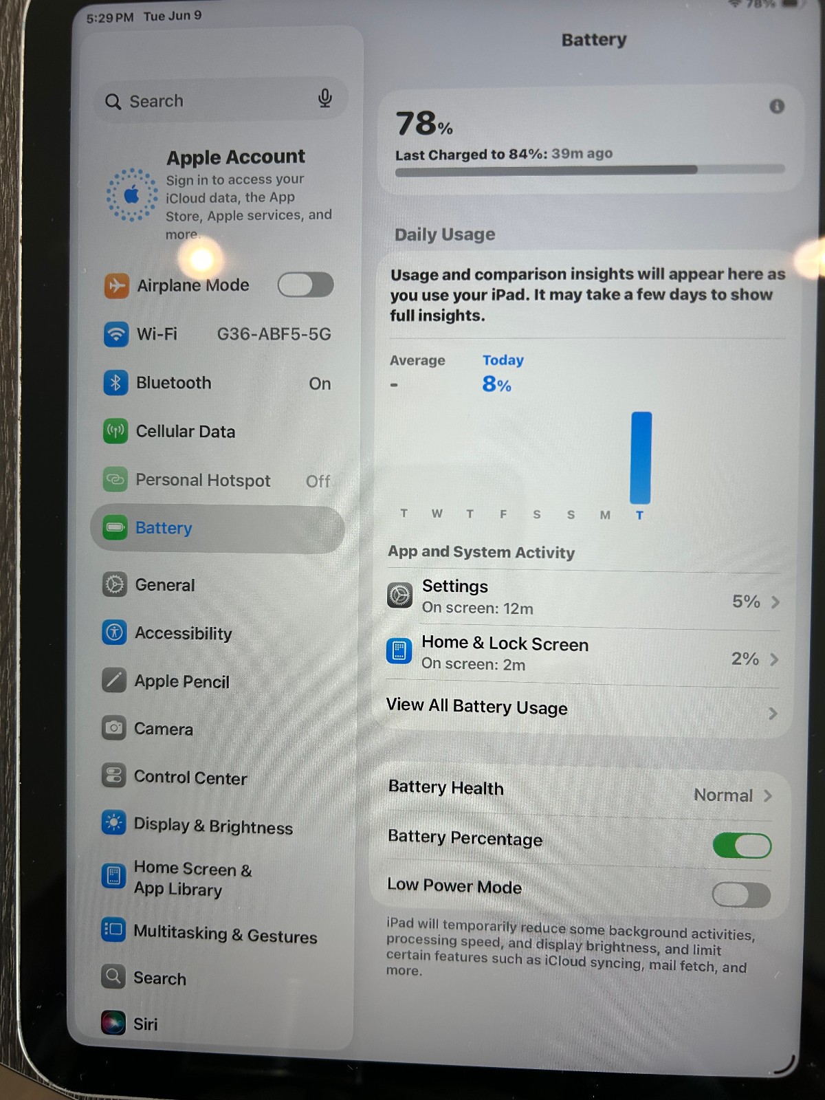 Apple iPad (11th generation) A3355 128 GB, Wi-Fi + 5G, 11 in – Silver