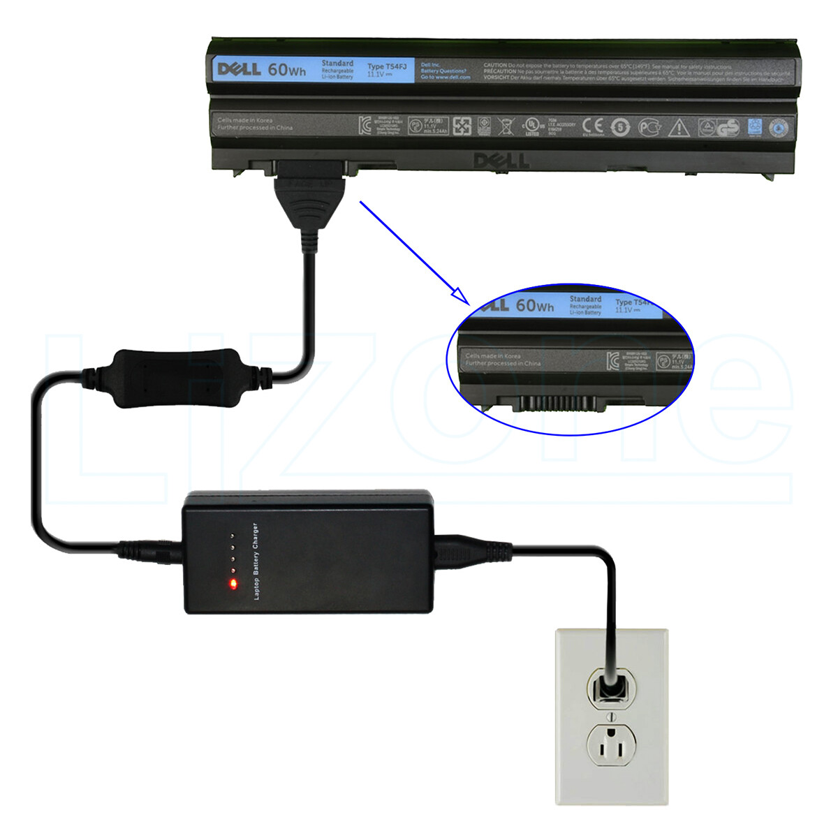 External Laptop Battery Charger for Dell Latitude E6440 E6540 E5530 E5430 E5520