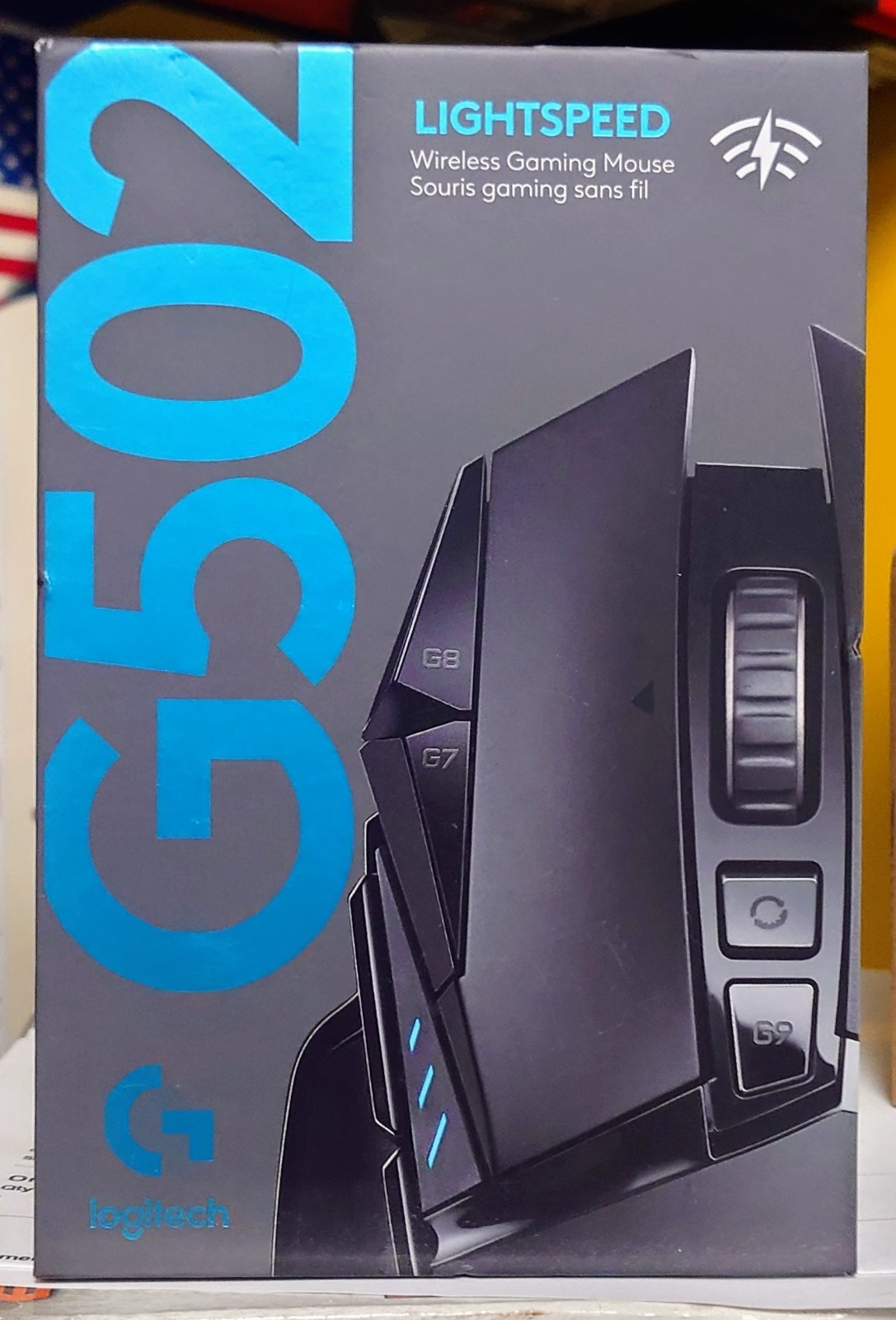 Logitech G502 Lightspeed Wireless Gaming Mouse (910005565) 11 Buttons NEW SEALED
