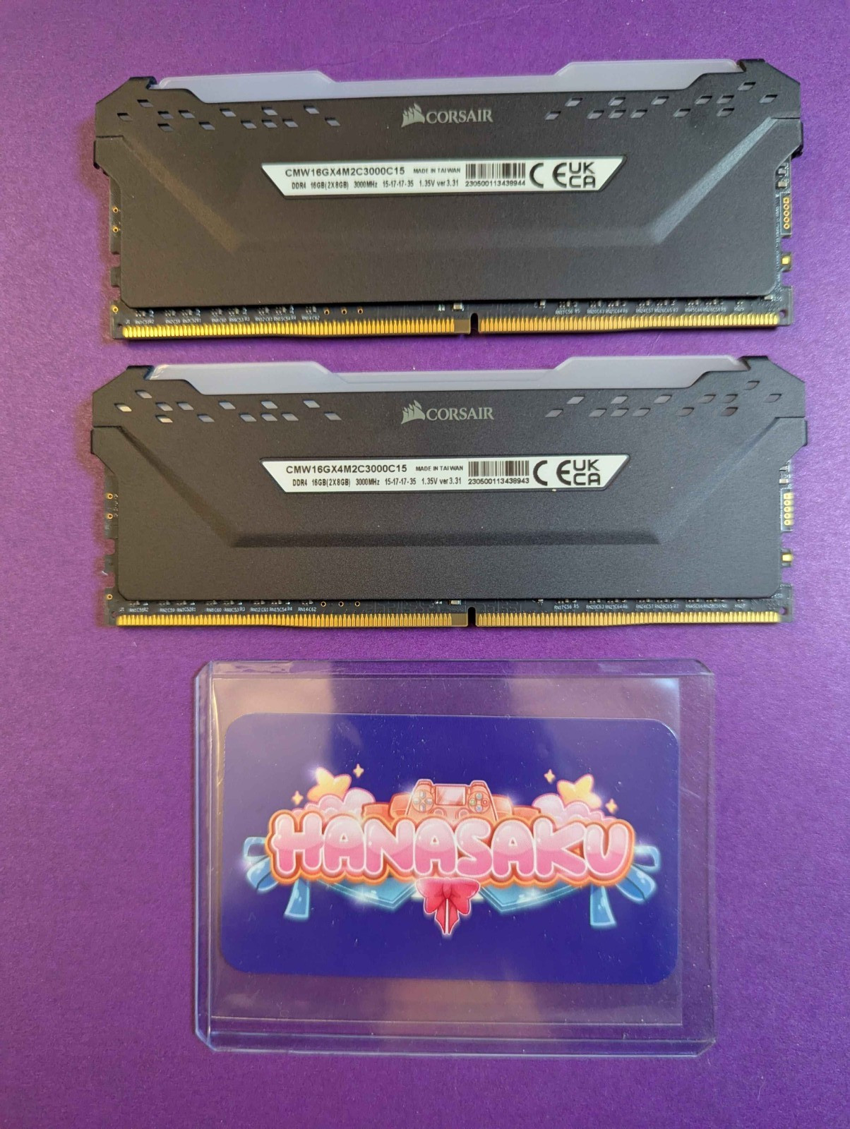 Corsair Vengeance RGB Pro 16GB (2 x 8GB) PC4-24000 (DDR4-3000) Memory [USED]