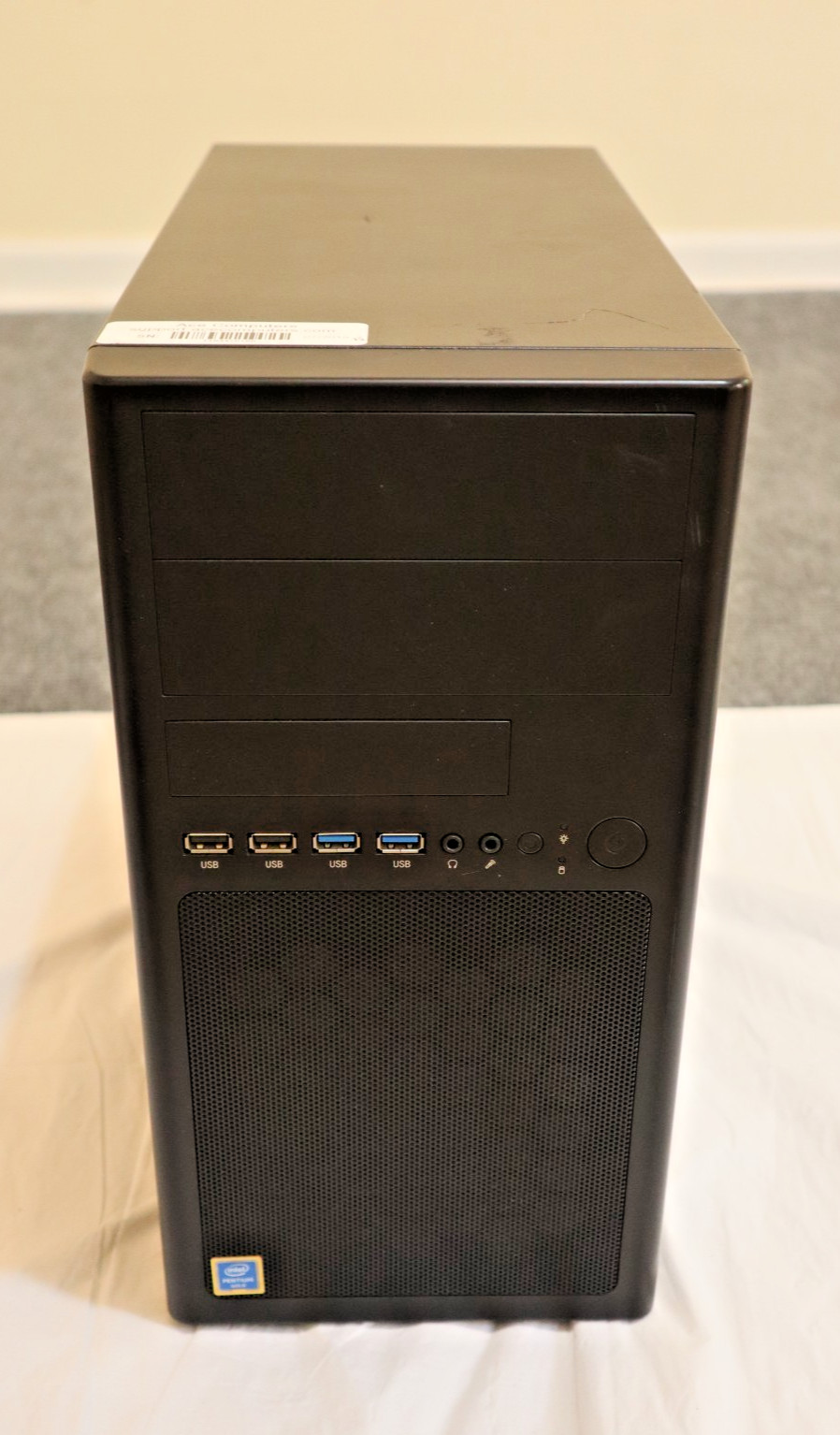 ACE Gaming Computer Case Empty Chassis with 120mm Fan ~14-1/4″ x 15-1/2″ x 7-1/4