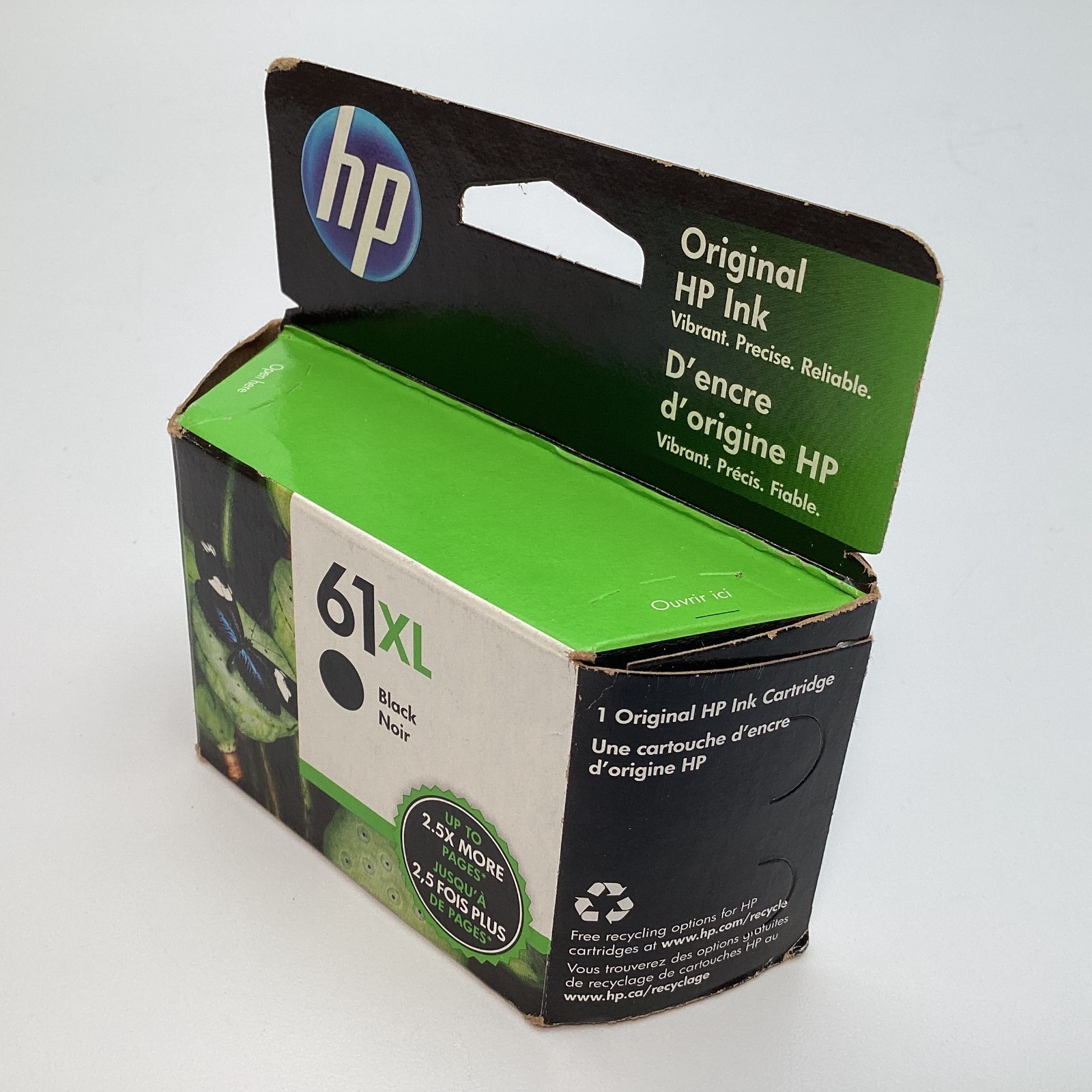 HP 61XL (CH563WN) Original Black High Yield Ink Cartridge – Expired APR 2023