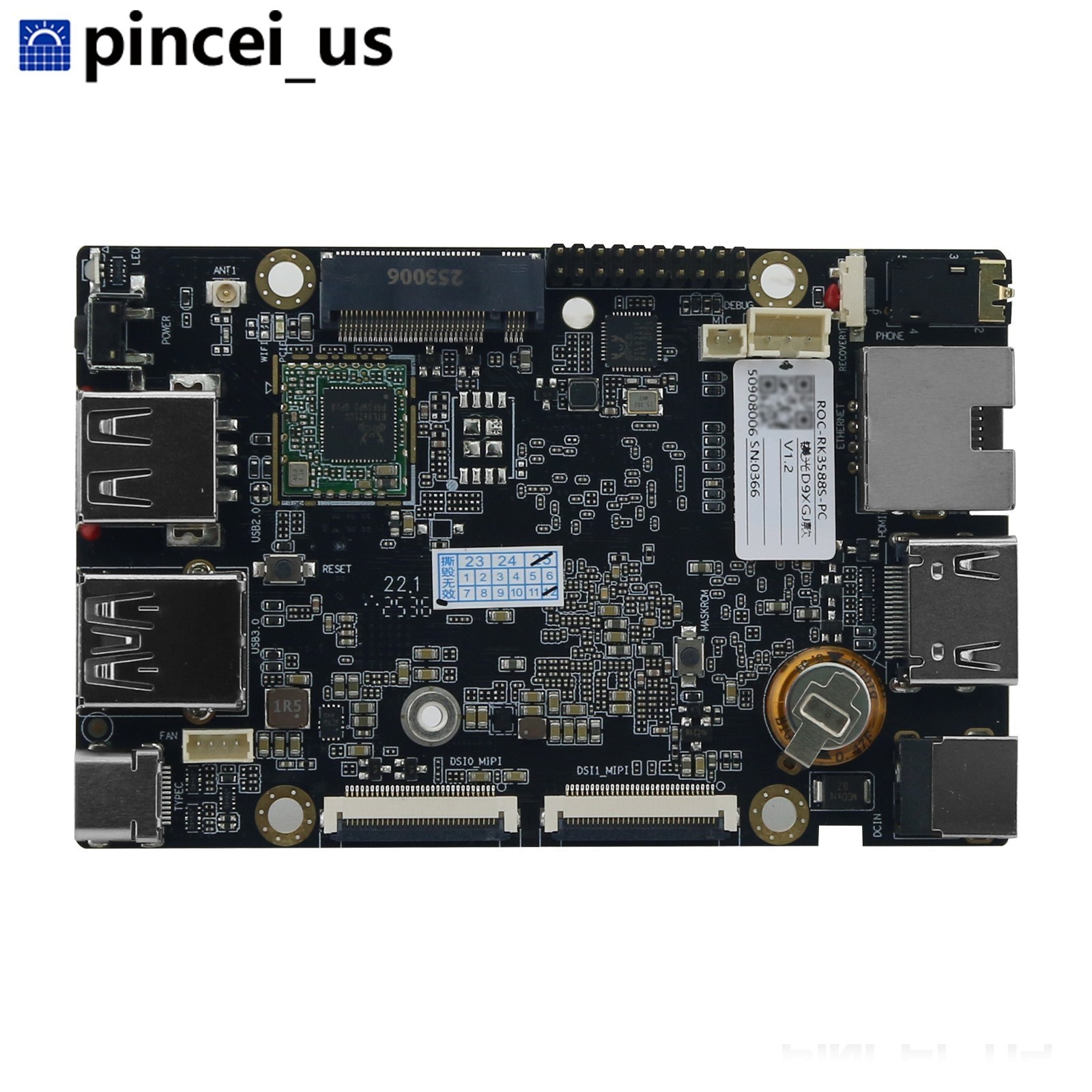 ROC-RK3588S-PC 8-Core 8K Opensource Artificial Intelligent Development Boards