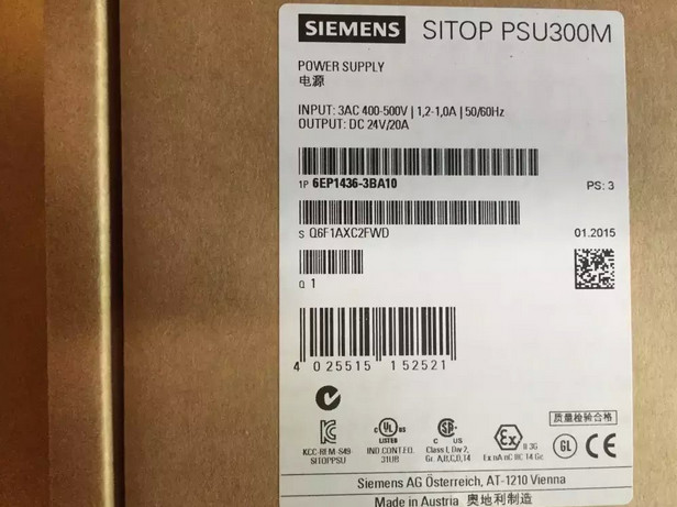 SIEMENS POWER SUPPLY 6EP1436-3BA10 6EP14363BA10 NEW