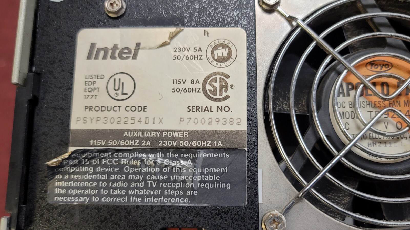 Rare Intel Data General 302 PC Personal Computer Vintage 80386DX 8MB for parts