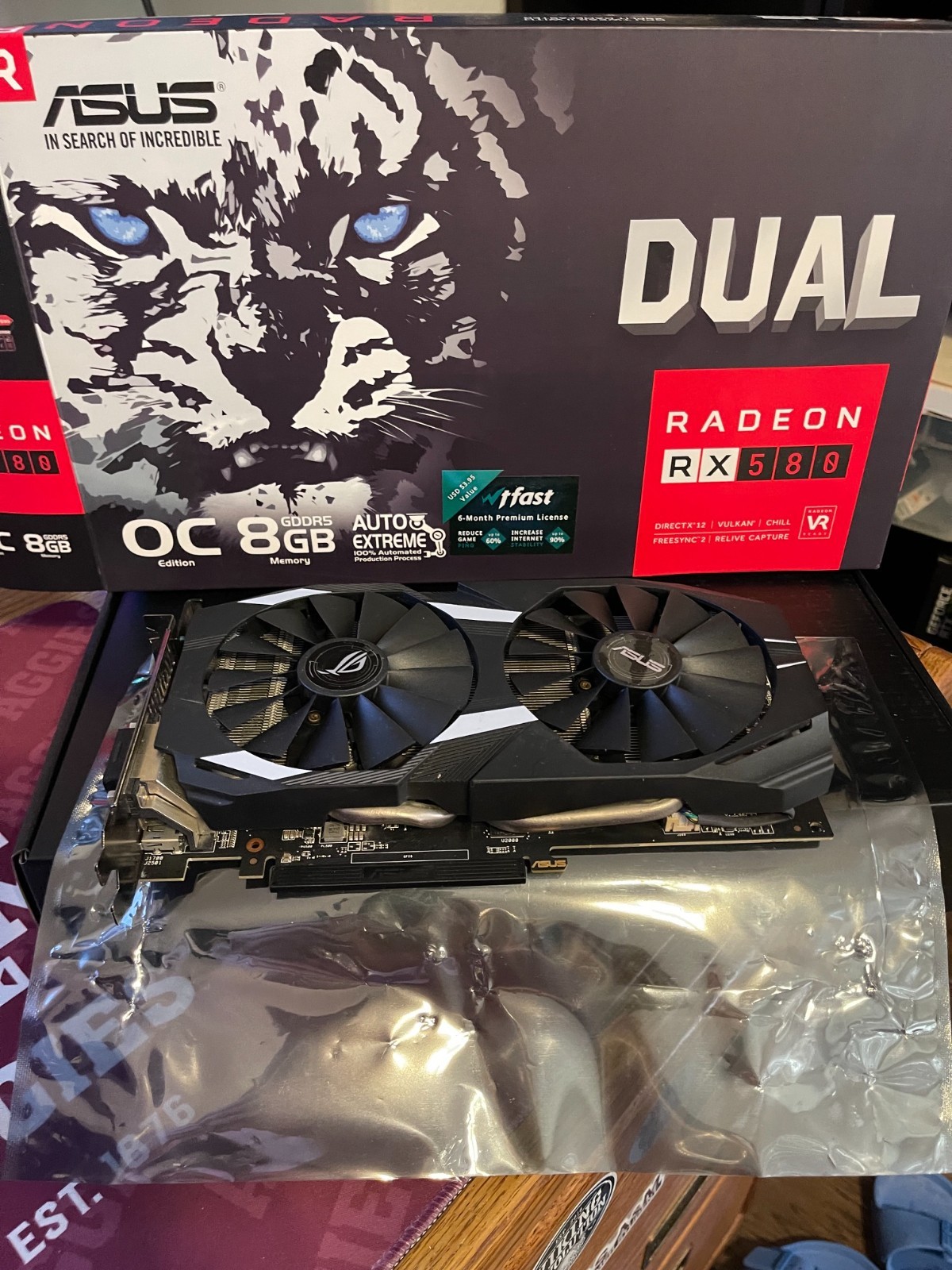 ASUS AMD Radeon RX580 8GB GDDR5 Graphics Card (DUAL-RX580-O8G) – Read Below -2