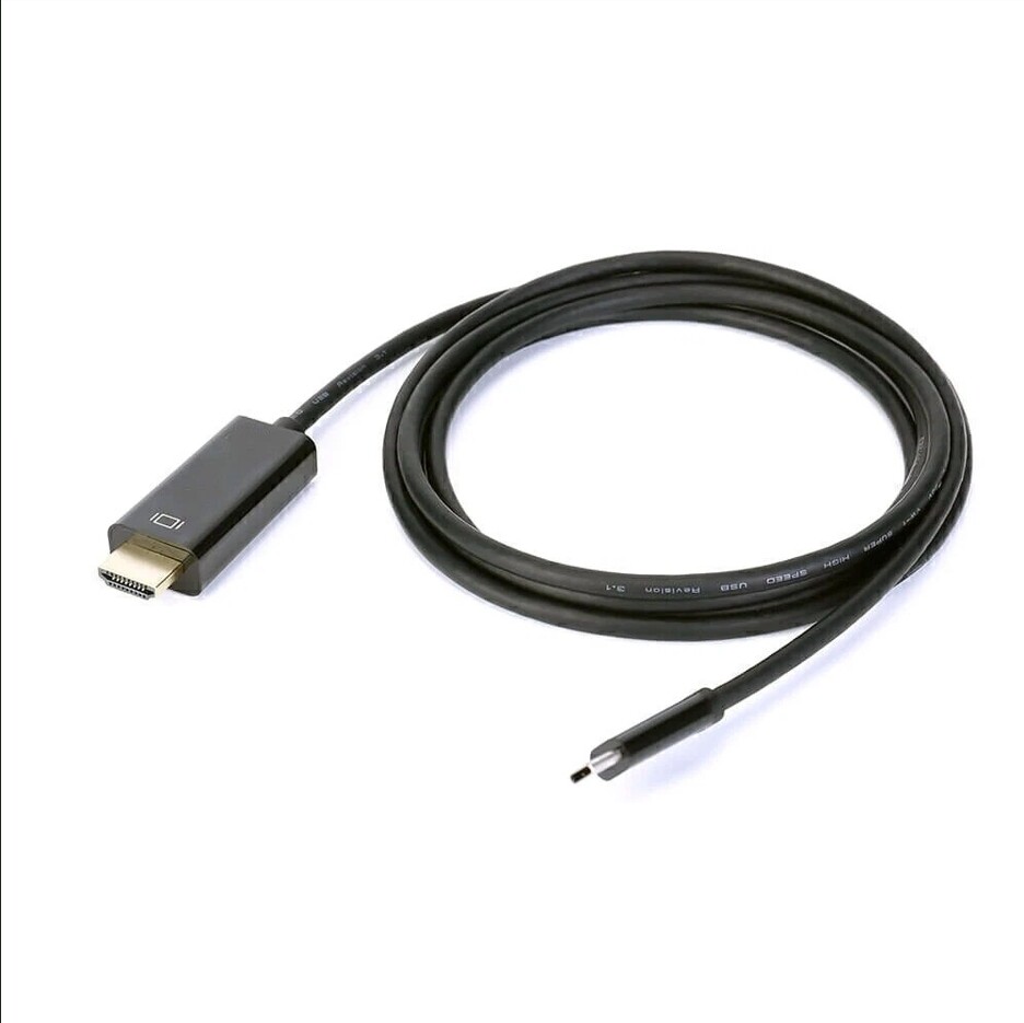 USB-C Type C 4K HDMI Cord Cable Video Converter Adapter USB 3.1 1.5M Cable